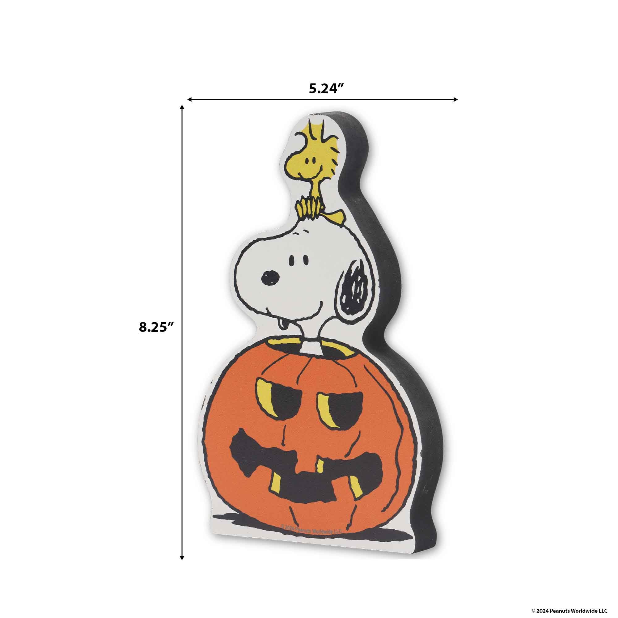 Amazon.com: Open Road Brands Peanuts Snoopy and Woodstock Jack-O